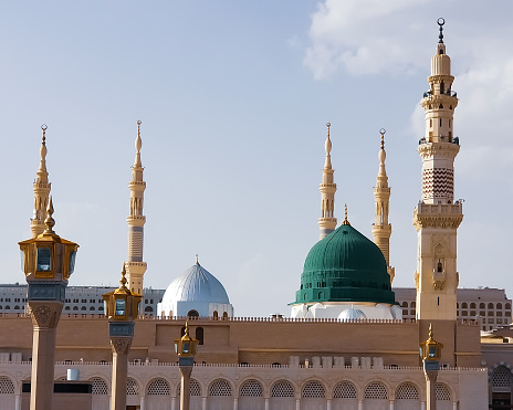 Mosquée de Médine en décembre